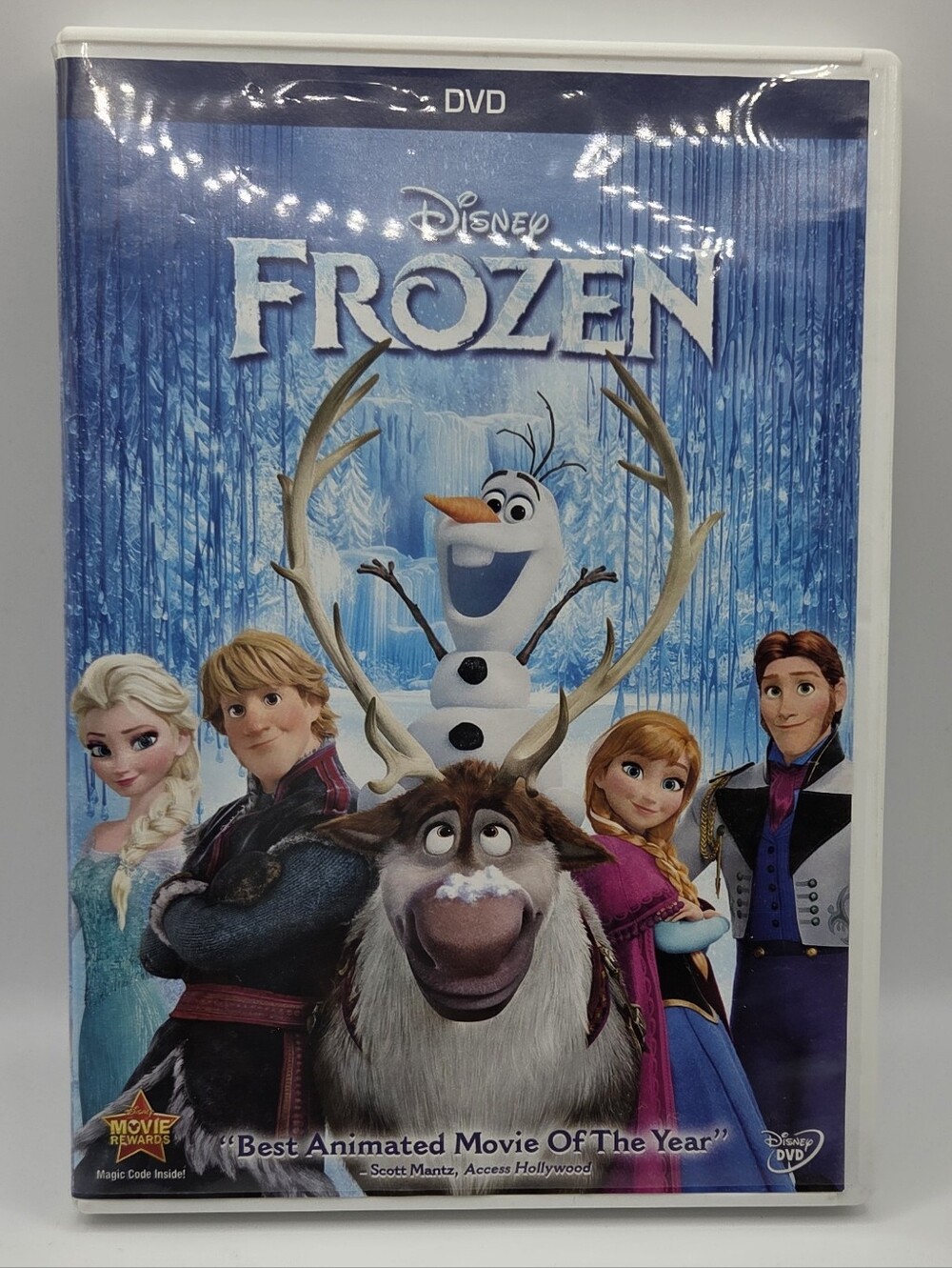 Disney Frozen DVD 2014 Childrens Animated Family Movie Elsa Anna Olaf